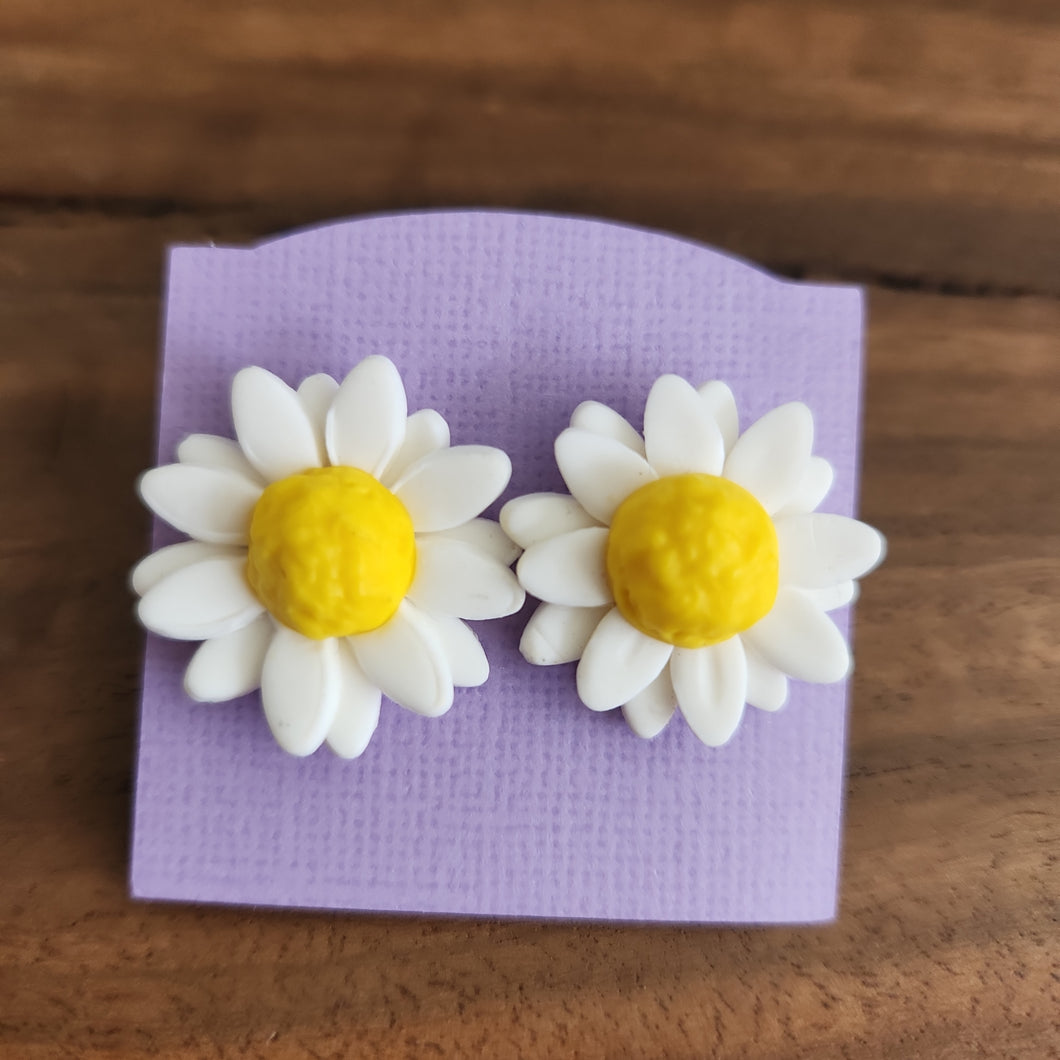 Pre Made Flower earrings