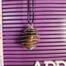 Load image into Gallery viewer, Tumble Stone Cage Necklace
