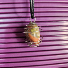 Load image into Gallery viewer, Tumble Stone Cage Necklace
