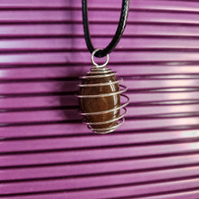 Load image into Gallery viewer, Tumble Stone Cage Necklace
