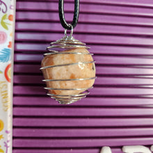 Load image into Gallery viewer, Tumble Stone Cage Necklace
