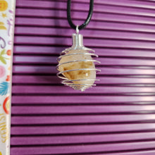 Load image into Gallery viewer, Tumble Stone Cage Necklace
