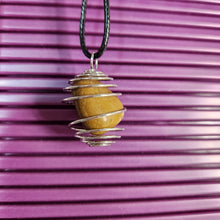 Load image into Gallery viewer, Tumble Stone Cage Necklace
