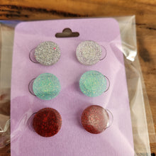 Load image into Gallery viewer, Pre Made 3pkt Resin Earrings
