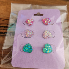 Load image into Gallery viewer, Pre Made 3pkt Resin Earrings
