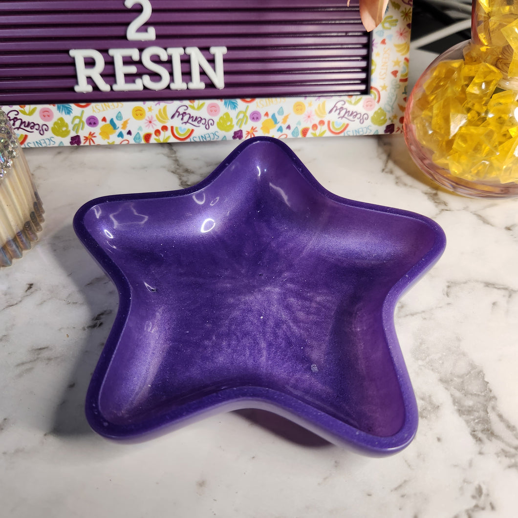 Pre Made Resin Star Trinket Holder/ Dish