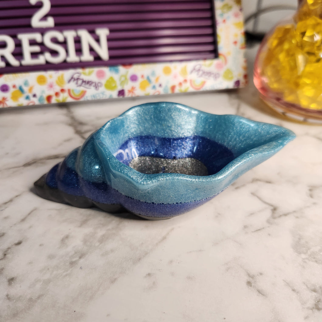 Pre Made Resin Sea Shell Trinket Dish