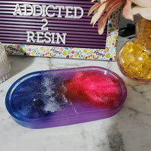 Load image into Gallery viewer, Pre Made Resin Oval Trinket Holder/ Dish
