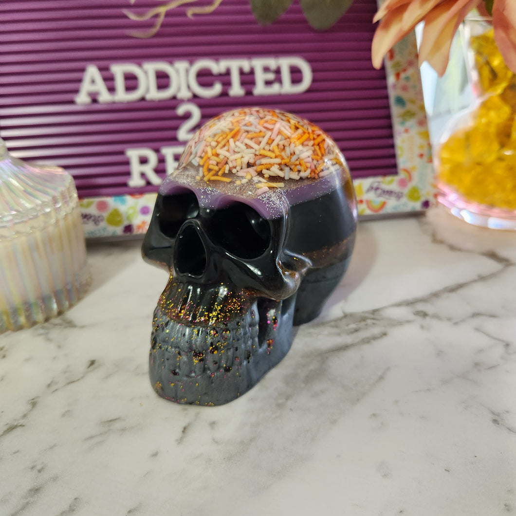 Pre Made Resin Skull Statues