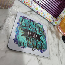 Load image into Gallery viewer, Printed  Father&#39;s Day  Mug Coasters- PRE MADE
