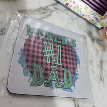 Load image into Gallery viewer, Printed  Father&#39;s Day  Mug Coasters- PRE MADE
