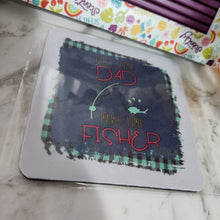 Load image into Gallery viewer, Printed  Father&#39;s Day  Mug Coasters- PRE MADE
