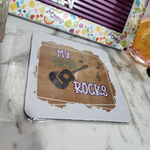 Load image into Gallery viewer, Printed  Father&#39;s Day  Mug Coasters- PRE MADE
