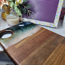 Load image into Gallery viewer, Spotted Gum Hand Crafted Chopping Board/ Serving Board with Resin
