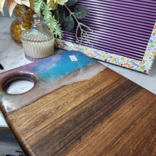 Load image into Gallery viewer, Spotted Gum Hand Crafted Chopping Board/ Serving Board with Resin
