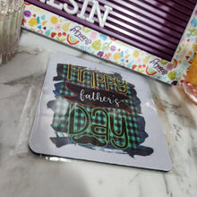 Load image into Gallery viewer, Printed  Father&#39;s Day  Mug Coasters- PRE MADE
