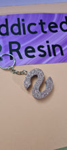 Load image into Gallery viewer, Pre Made Resin Letter S Keyrings
