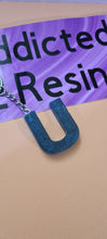 Load image into Gallery viewer, Pre Made Resin Letter U Keyrings
