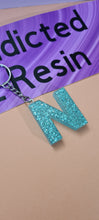 Load image into Gallery viewer, Pre Made Resin Letter N Keyrings
