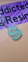 Load image into Gallery viewer, Pre Made Resin Letter S Keyrings
