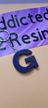 Load image into Gallery viewer, Pre Made Resin Letter G Keyrings
