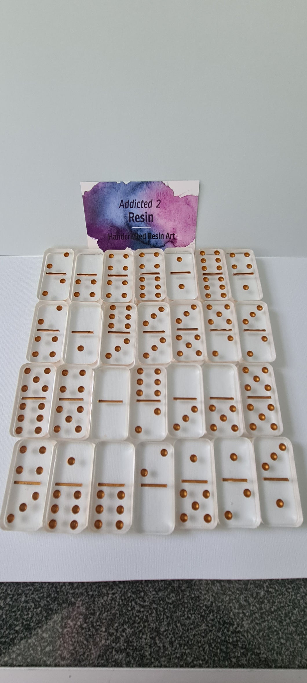 Pre Made Resin Dominoes set