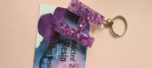 Load image into Gallery viewer, Pre Made Resin Letter H Keyrings
