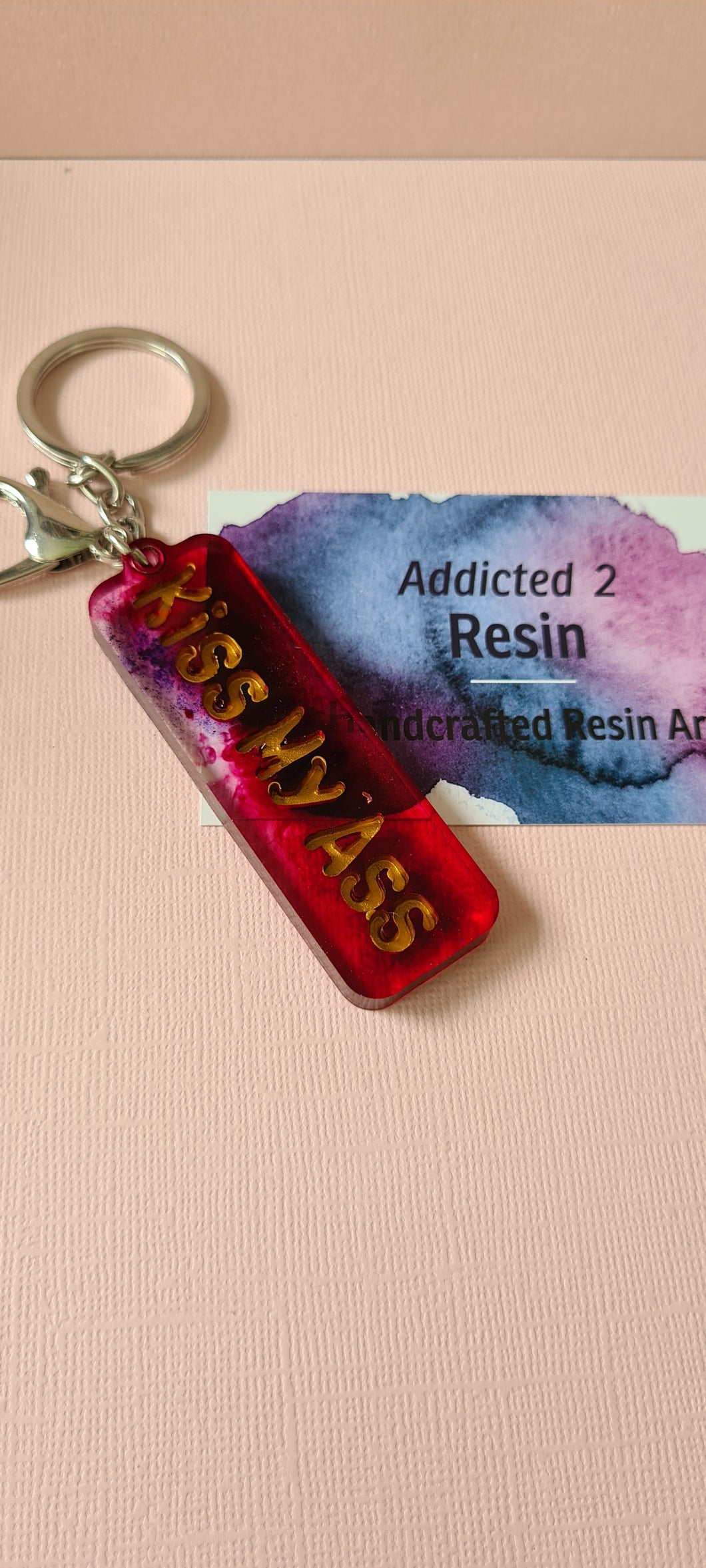 Pre Made Curse Keyring