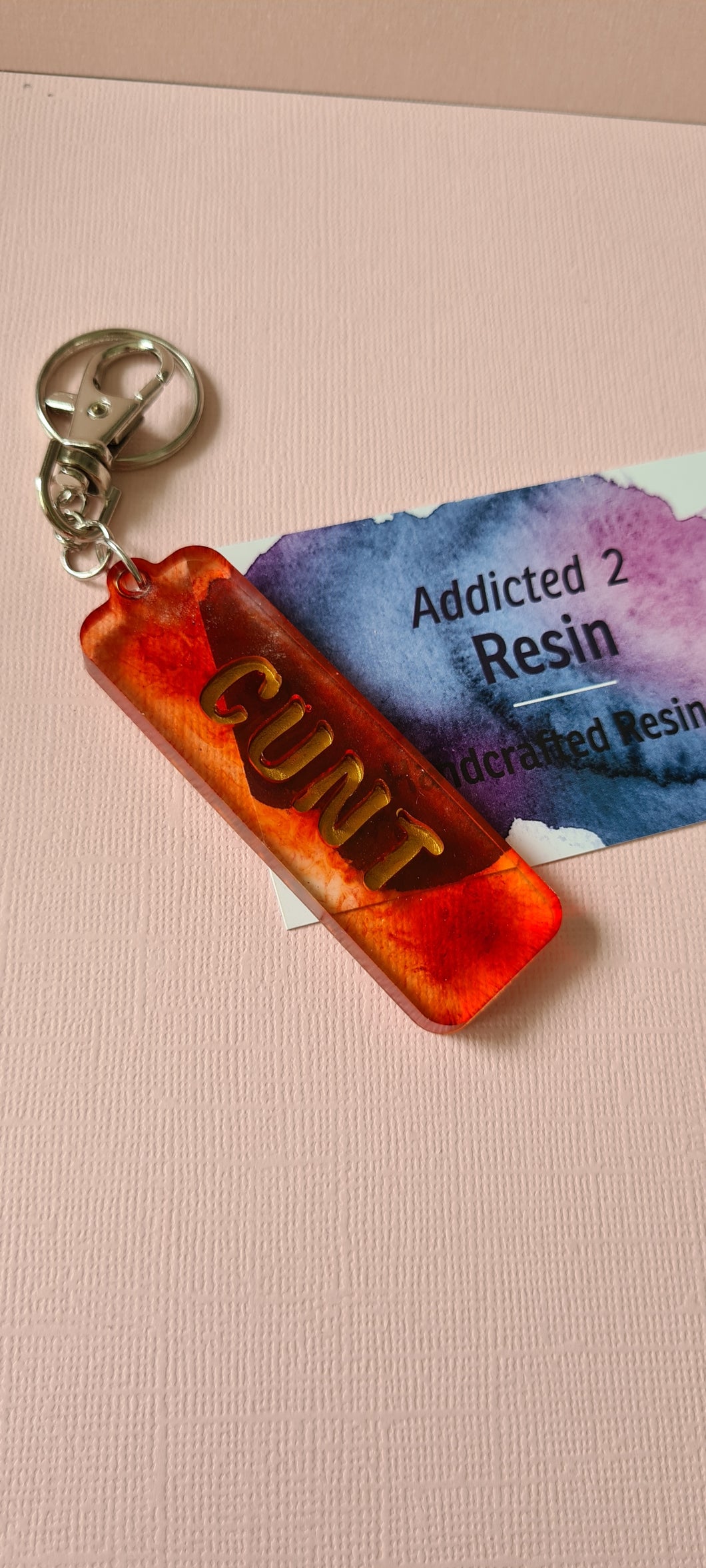 Pre Made Curse Keyring