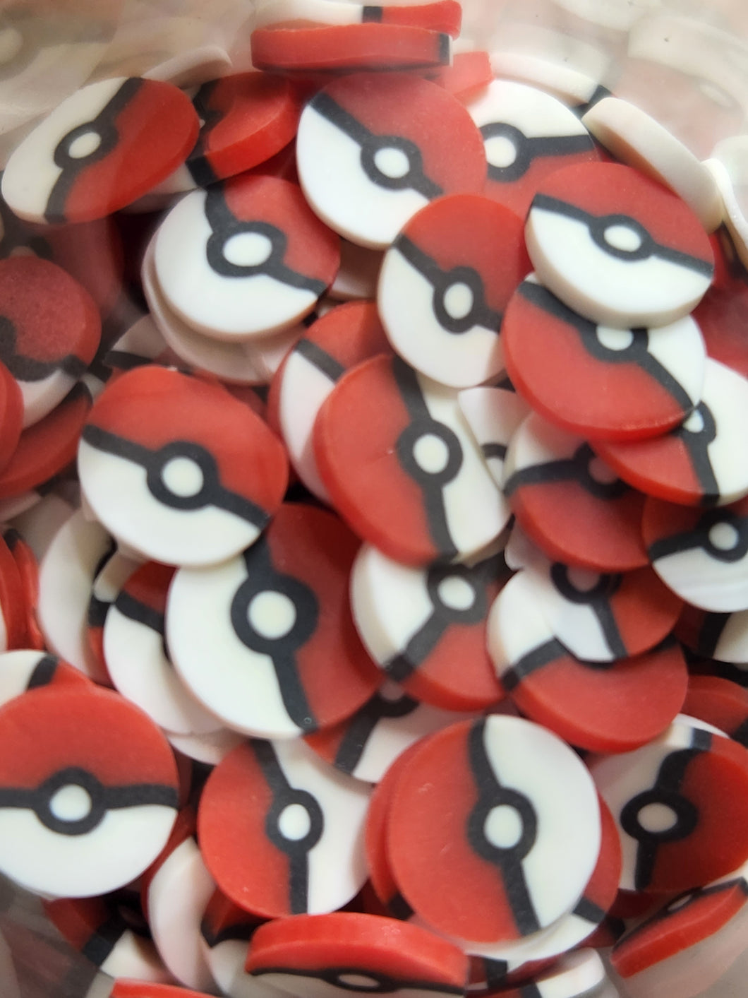 Clay pokemon Ball Slices