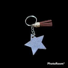 Load image into Gallery viewer, Pre Made Resin Shape Keyrings
