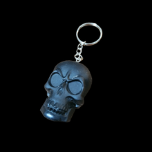 Load image into Gallery viewer, Pre Made Resin Flat Skull Keyring
