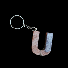 Load image into Gallery viewer, Pre Made Resin Letter U Keyrings
