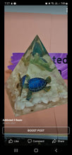 Load image into Gallery viewer, Pre order Custom Made Resin Pyramid/ Paper Weight/Keepsake
