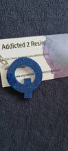 Load image into Gallery viewer, Pre Made Resin Letter Q Keyrings
