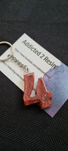 Load image into Gallery viewer, Pre order Custom Singe Letter/Number Keyring
