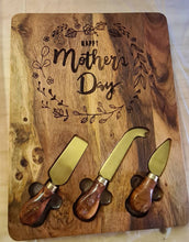 Load image into Gallery viewer, Mothers day Chopping Board Serving Board with Resin
