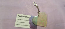 Load image into Gallery viewer, Pre Made Resin Large Heart Keyrings
