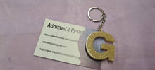 Load image into Gallery viewer, Pre Made Resin Letter G Keyrings
