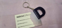 Load image into Gallery viewer, Pre Made Resin Letter D Keyrings
