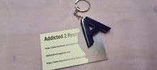 Load image into Gallery viewer, Pre Made Resin Letter A Keyrings
