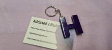 Load image into Gallery viewer, Pre Made Resin Letter H Keyrings
