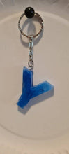 Load image into Gallery viewer, Pre Made Resin Letter Y Keyrings
