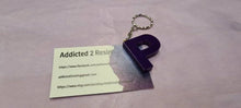 Load image into Gallery viewer, Pre Made Resin Letter P Keyrings
