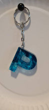 Load image into Gallery viewer, Pre Made Resin Letter P Keyrings
