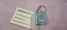 Load image into Gallery viewer, Pre Made Resin Letter B Keyrings
