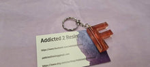 Load image into Gallery viewer, Pre Made Resin Letter F Keyrings
