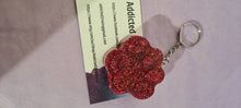 Load image into Gallery viewer, Pre Made Resin Large Paw print Keyrings
