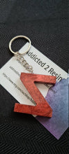 Load image into Gallery viewer, Pre Made Resin Letter Z Keyrings
