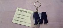 Load image into Gallery viewer, Pre Made Resin Letter M Keyrings
